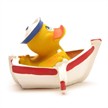 Badeente Ruderboot - Gummiente | Bild 2