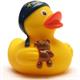 Badeente Schlafmütze - Gummiente