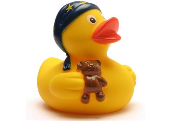 Badeente Schlafmütze - Gummiente