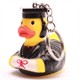 Badeente Schlüsselanhänger Akademiker - Gummiente