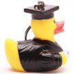 Badeente Schlüsselanhänger Akademiker - Gummiente | Bild 2