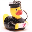 Badeente Schlüsselanhänger Akademiker - Gummiente | Bild 5