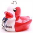 Badeente Schlüsselanhänger "France" | Bild 5