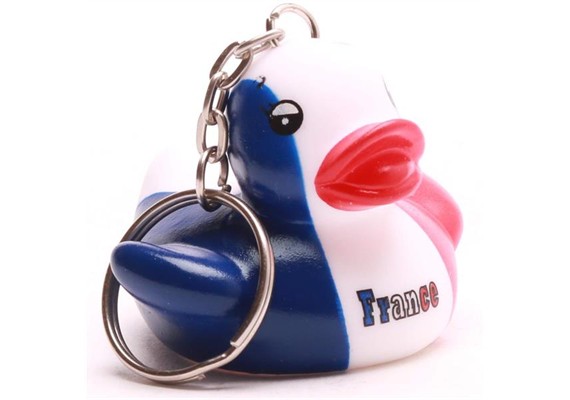 Badeente Schlüsselanhänger "France"