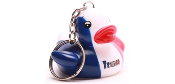 Badeente Schlüsselanhänger "France"