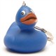 Badeente Schlüsselanhänger - Friederike blau