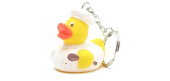 Badeente Schlüsselanhänger Koch