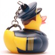 Badeente Schlüsselanhänger Pilot - Gummienten | Bild 2