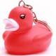 Badeente Schlüsselanhänger rot