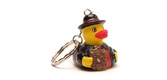 Badeente Schlüsselanhänger Schwarzwald Mann