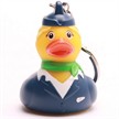 Badeente Schlüsselanhänger Stewardess - blond | Bild 3