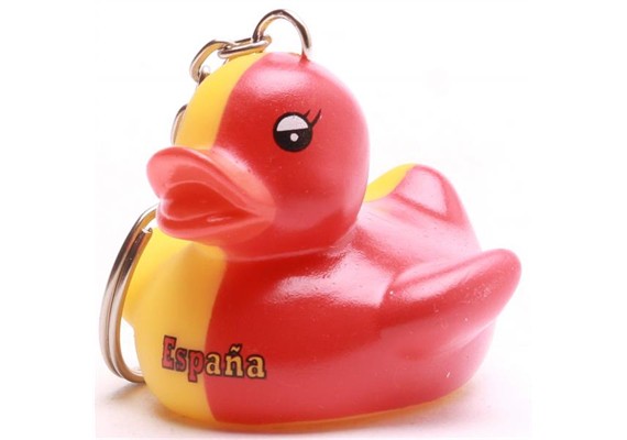 Badeente Schlüsselanhänger "Viva España"