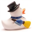 Badeente Schneemann - Gummiente | Bild 4
