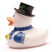 Badeente Schneemann - Gummiente | Bild 2