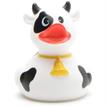 Badeente schwarz-weisse Kuh - Gummiente | Bild 3