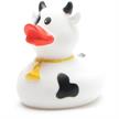 Badeente schwarz-weisse Kuh - Gummiente | Bild 5
