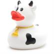 Badeente schwarz-weisse Kuh - Gummiente | Bild 5