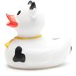 Badeente schwarz-weisse Kuh - Gummiente | Bild 4