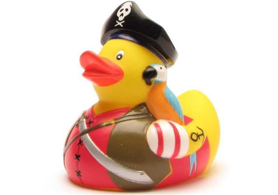 Badeente Seeräuber - Gummiente