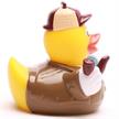 Badeente Sherlock Holmes - Gummiente | Bild 2
