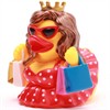 Badeente Shopping Queen Quietscheente - Gummiente