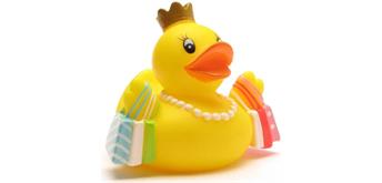 Badeente Shopping-Queen