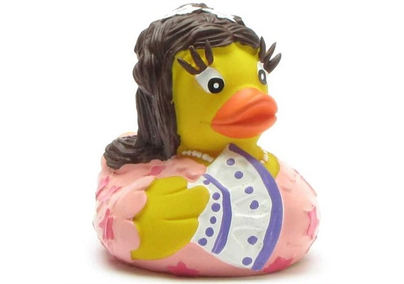 Badeente Sissi Quietscheentchen - pink