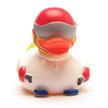 Badeente Skifahrer - Gummiente | Bild 4