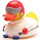 Badeente Skifahrer - Gummiente