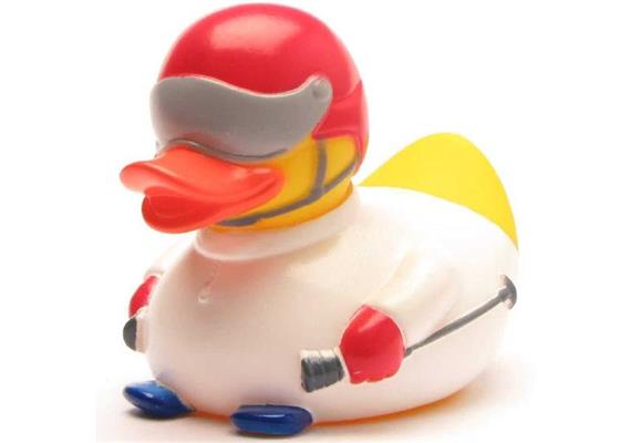Badeente Skifahrer - Gummiente