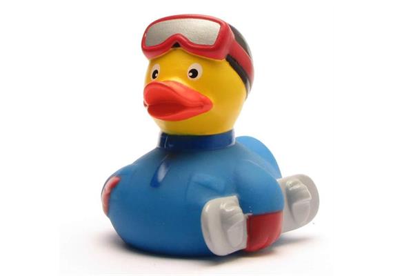 Badeente Snowboard - Gummiente