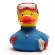 Badeente Snowboard - Gummiente | Bild 3