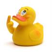 Badeente Stinkefinger "Siggi" - Gummiente | Bild 3