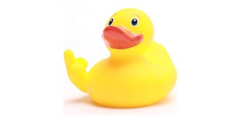 Badeente Stinkefinger