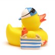 Badeente Strand - Gummiente | Bild 2