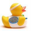 Badeente Tennis - Gummiente | Bild 2