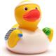 Badeente Tennis - Gummiente