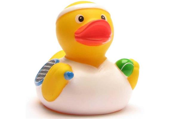 Badeente Tennis - Gummiente