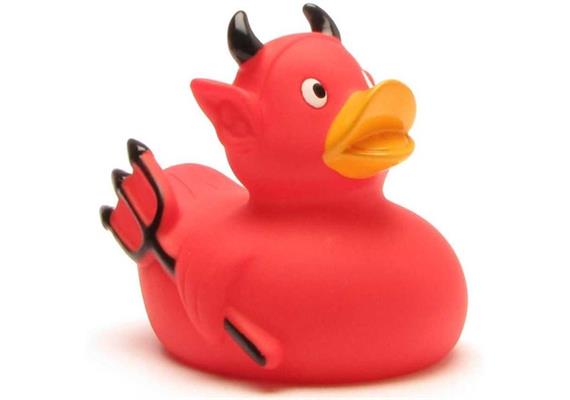 Badeente Teufel - Gummiente