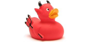 Badeente Teufel - Gummiente