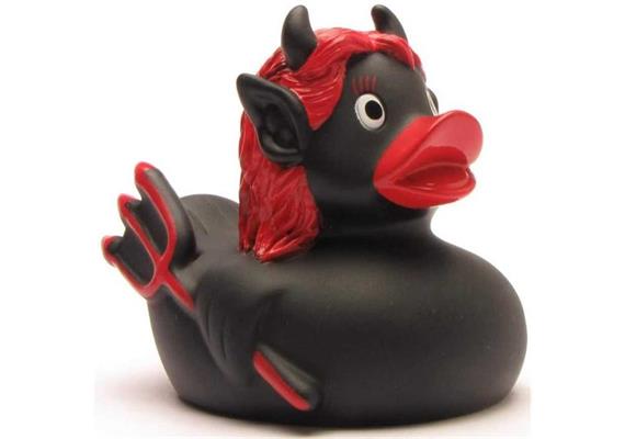 Badeente Teuflin - Gummiente