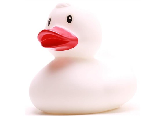 Badeente Tilda - weiss - XL
