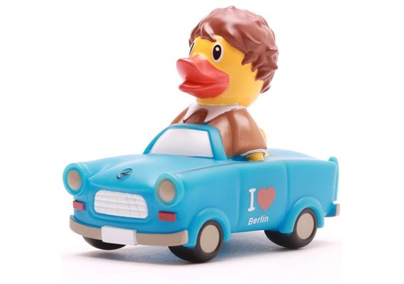 Badeente - Trabbi blau