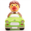 Badeente - Trabbi grün | Bild 3