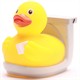 Badeente WC-Ente - Gummiente