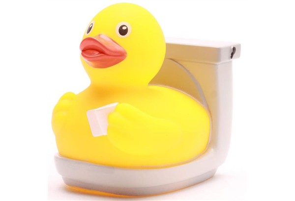 Badeente WC-Ente - Gummiente