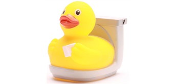 Badeente WC-Ente - Gummiente