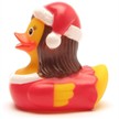 Badeente Weihnachtsfrau - Gummiente | Bild 4