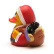 Badeente Weihnachtsmann - Gummiente | Bild 4
