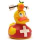 Badeente Wilhelm Tell - Gummiente